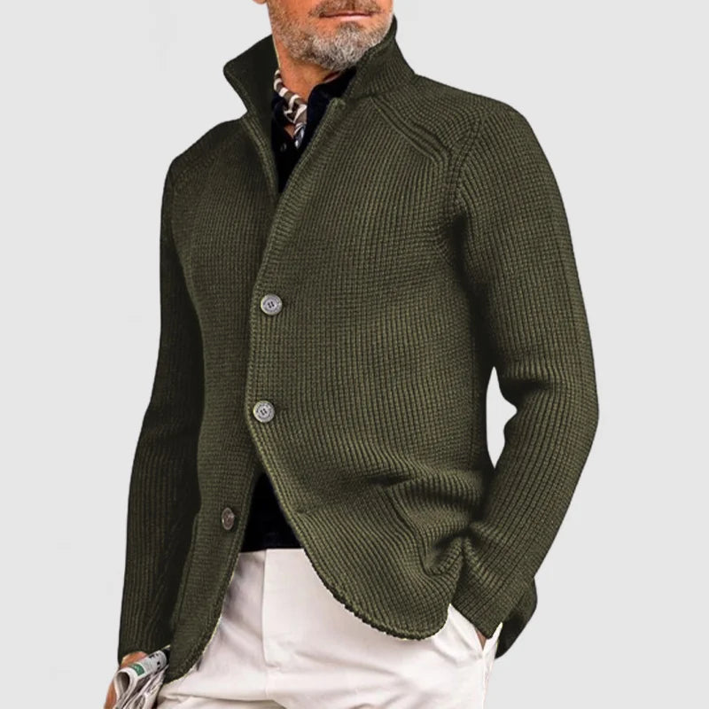 Bellarie | Women's Cozy Knit Button Cardigan — 2