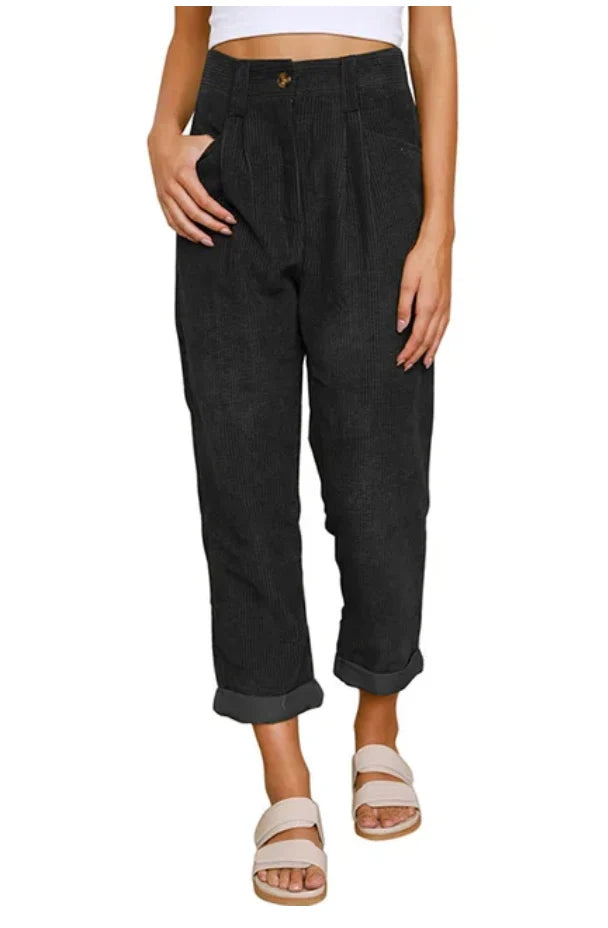Bex | Women's Tailored Wide Leg Pants — Black