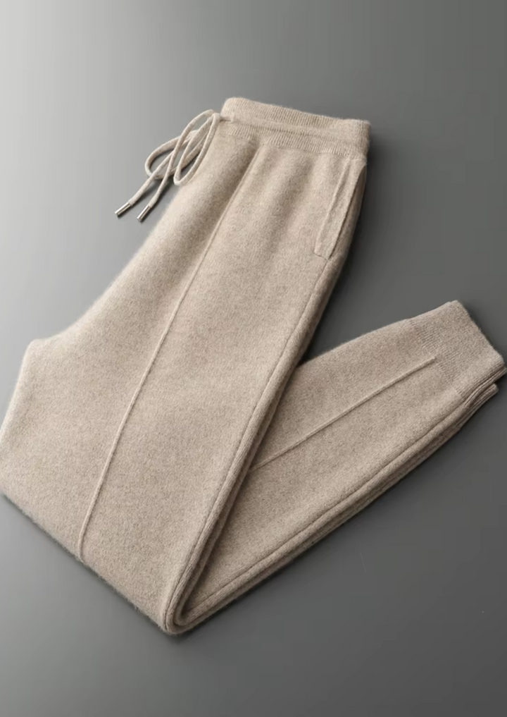 Bexley | Women's Wide-Leg Tailored Leisure Trousers — Beige