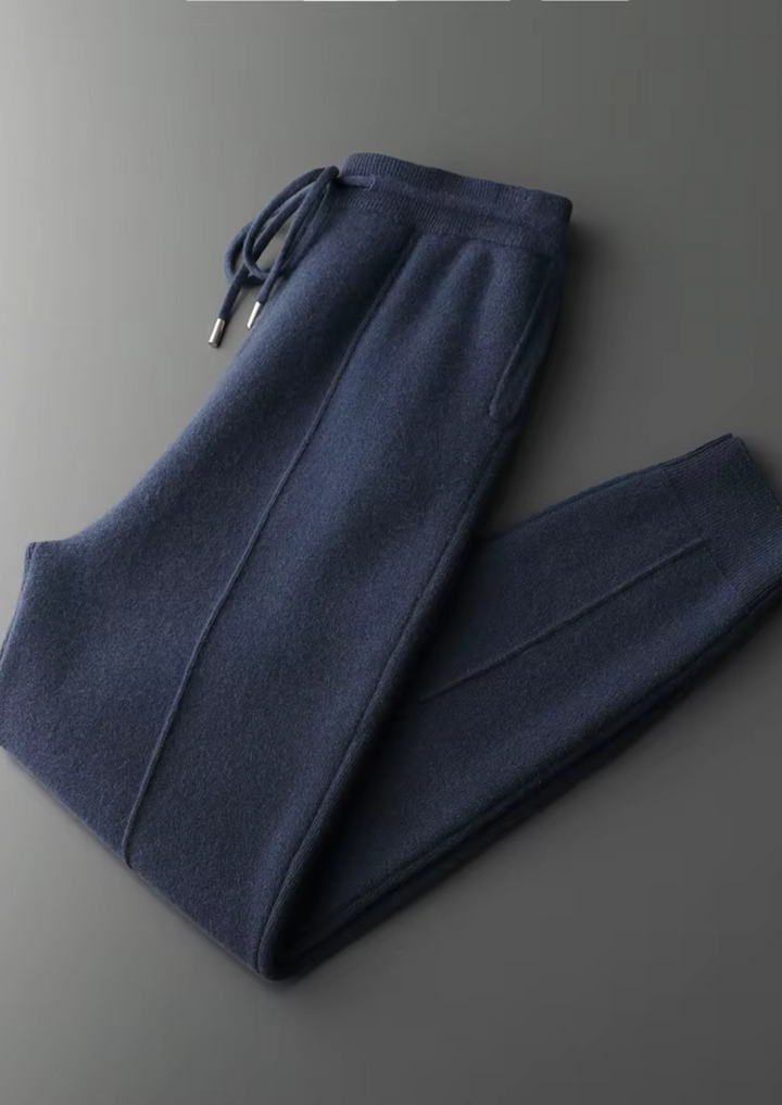 Bexley | Women's Wide-Leg Tailored Leisure Trousers — Dark Blue