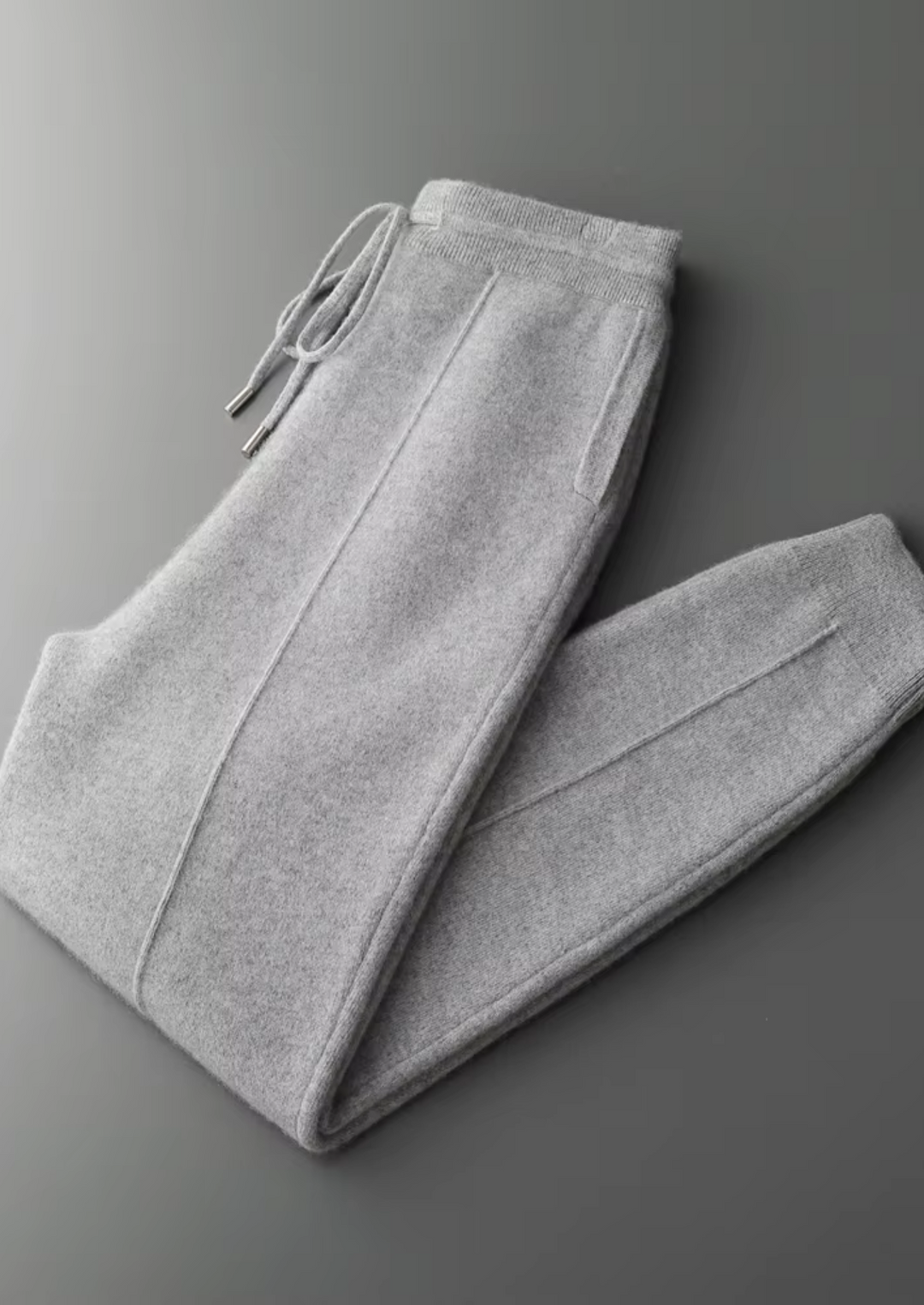 Bexley | Women's Wide-Leg Tailored Leisure Trousers — Light Gray