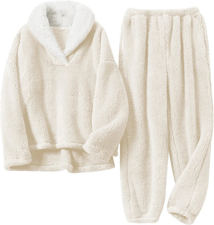 Bexleyvia | Women's Two-Piece Matching Lounge Set — Apricot