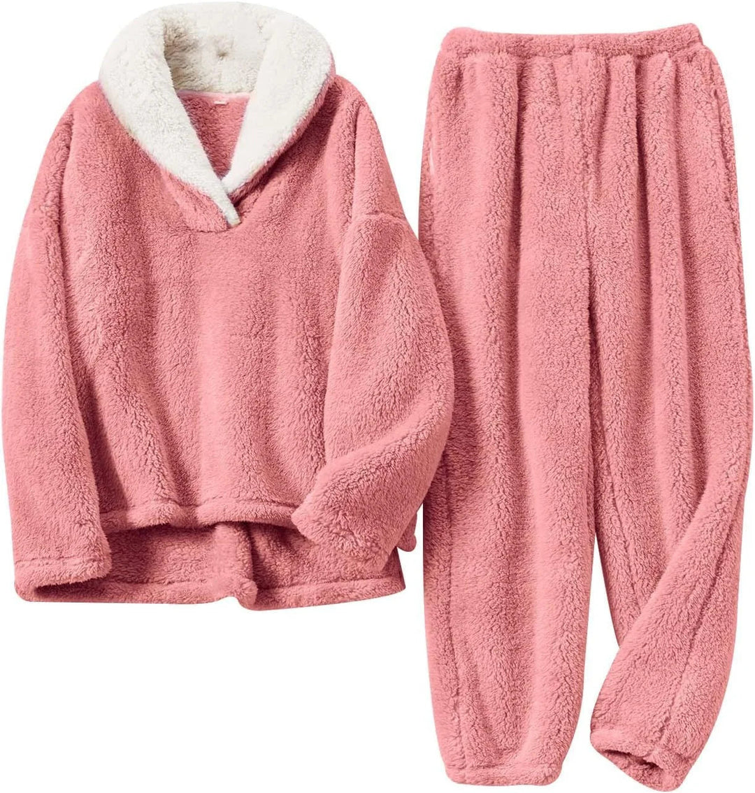 Bexleyvia | Women's Two-Piece Matching Lounge Set — Pink