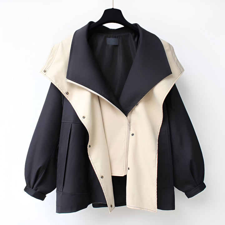 Faustine Drawcord Waist Windbreaker Coats for Women — photo 3