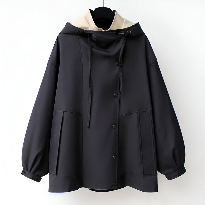 Faustine Drawcord Waist Windbreaker Coats for Women — photo 4