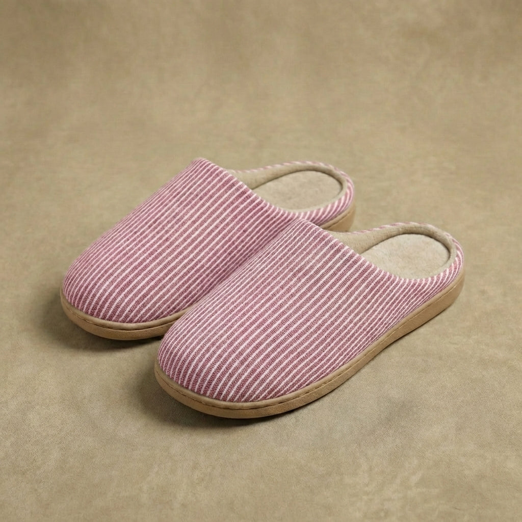 Blair | Women's Casual Stretch Ultra-Soft Cotton House Slippers - Non-Slip Cushioned Eva Foam Slides Top — 2