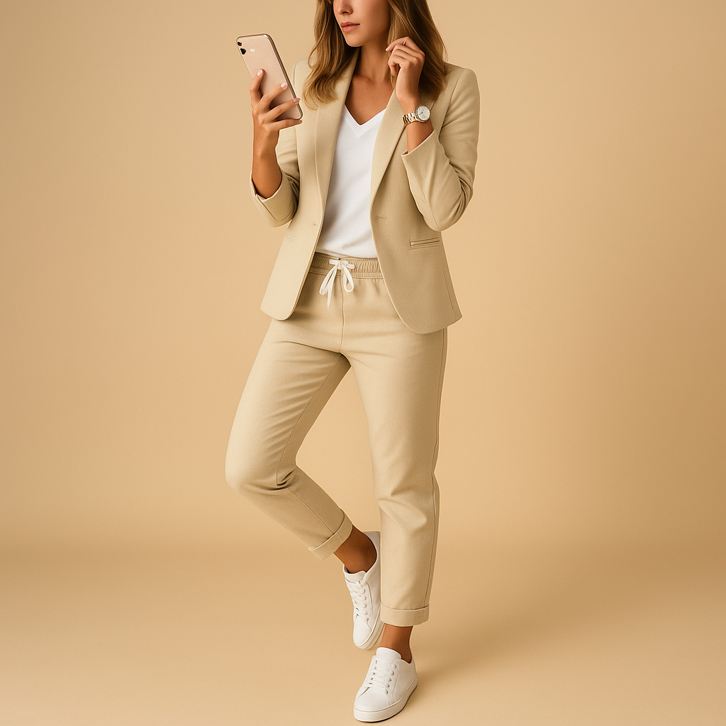 Imogen Tailored Blazer Two-Piece Coats for Women — photo 3
