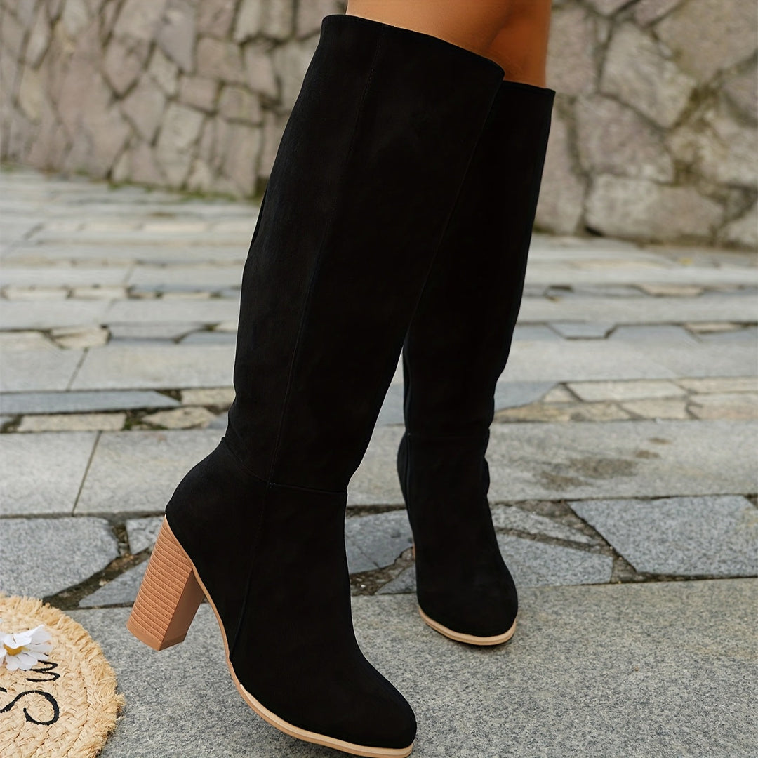 Elowen Wide Calf Western Knee-High Boots for Women — photo 3
