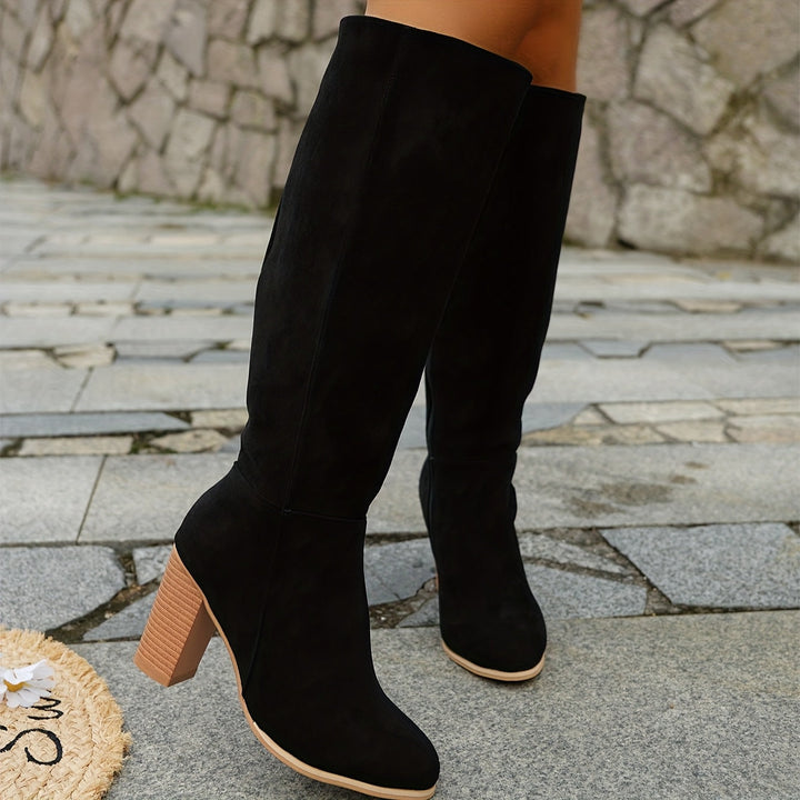 Elowen Wide Calf Western Knee-High Boots for Women — photo 3