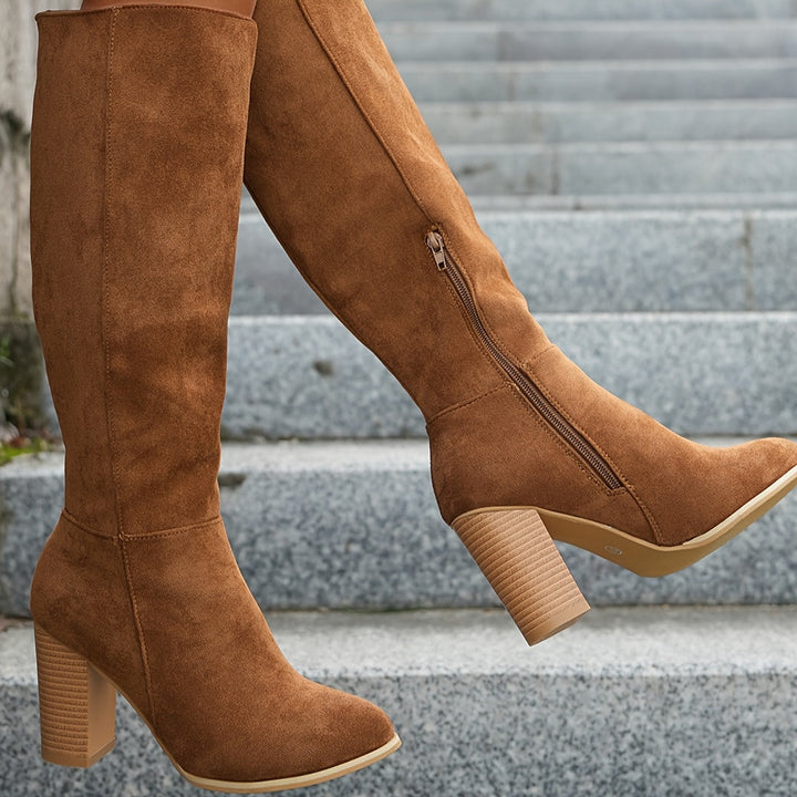 Elowen Wide Calf Western Knee-High Boots for Women — photo 6