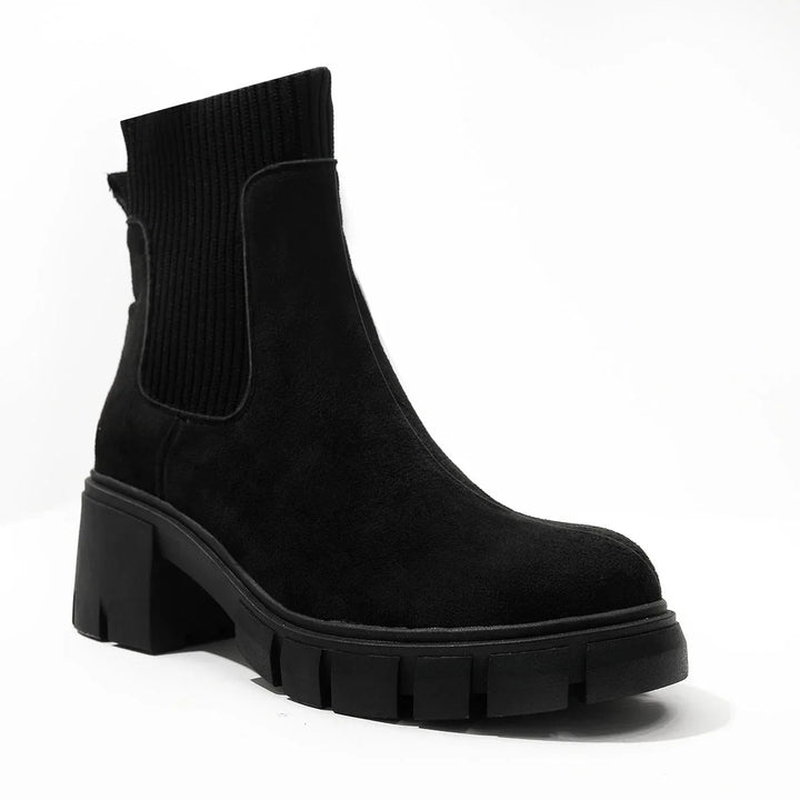 Alberta Block Heel Slip-On Chelsea Shoes for Women — photo 2