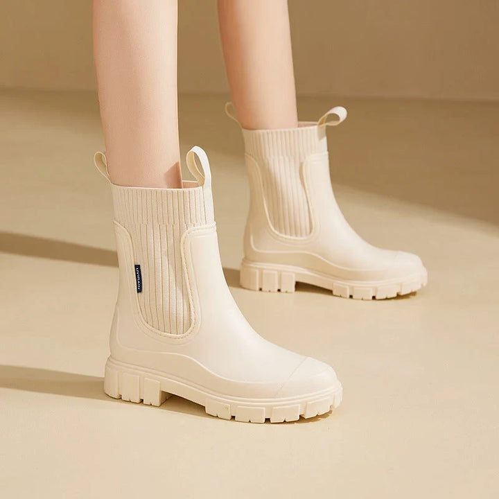 Eulalia Waterproof Lug Sole Chelsea Boots for Women