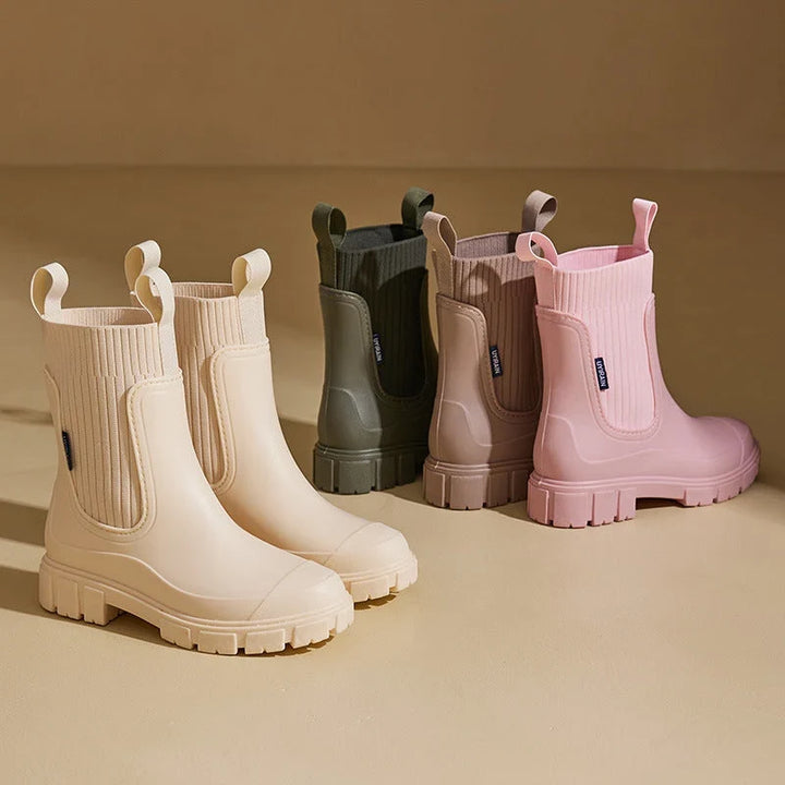 Eulalia Waterproof Lug Sole Chelsea Boots for Women — photo 2
