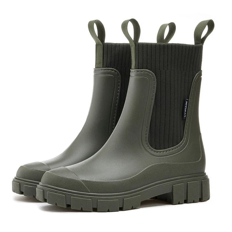 Eulalia Waterproof Lug Sole Chelsea Boots for Women — photo 7