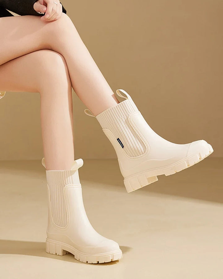Willa Wedge Heel Lug Sole Boots for Women — photo 2