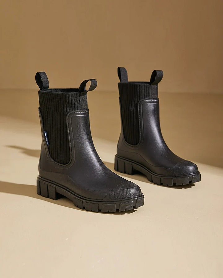 Willa Wedge Heel Lug Sole Boots for Women — photo 6