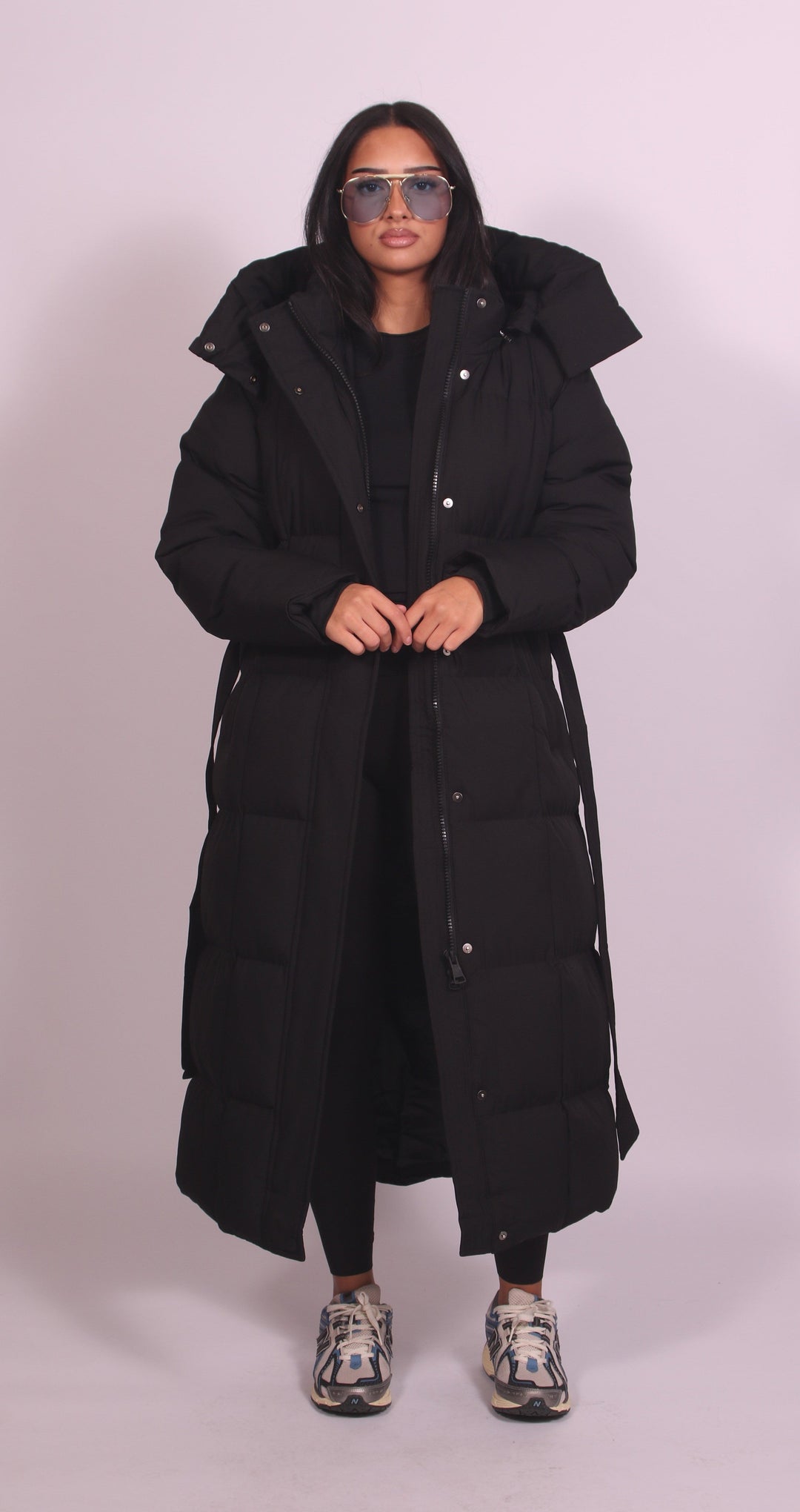 Brando | Women's Quilted Longline Coat — 1