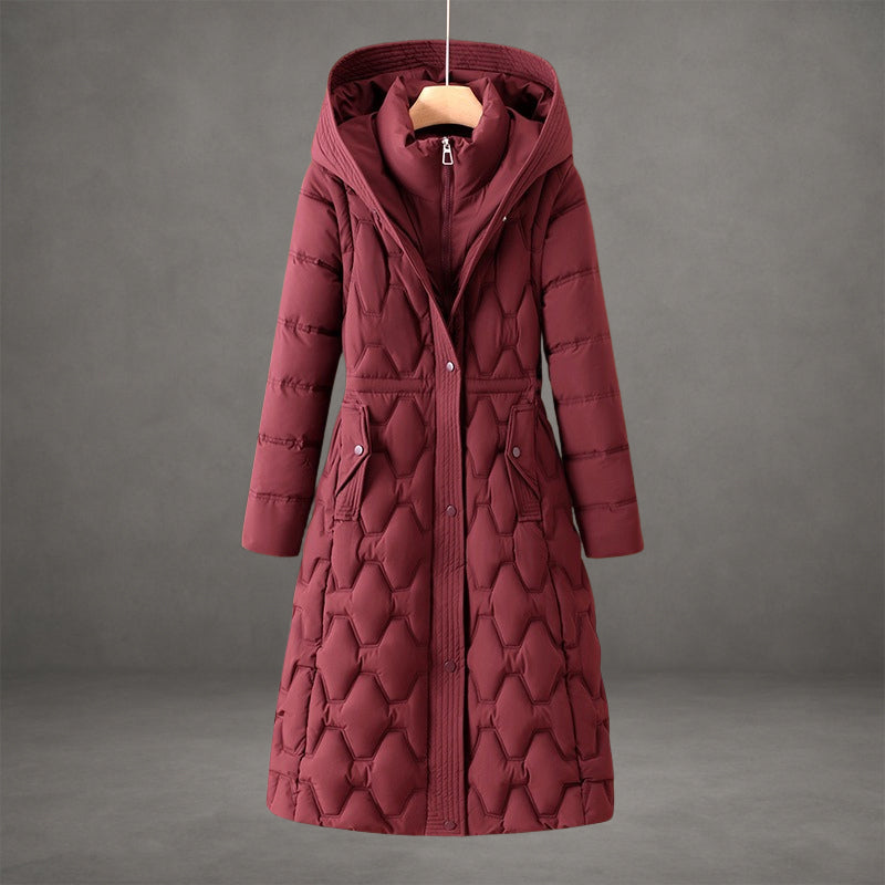 Brandt | Women's Longline Hooded Down Coat — 1