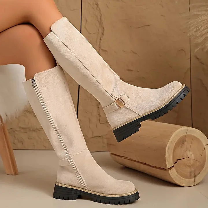 Kestrel Knee High Lug Sole Boots for Women — photo 3