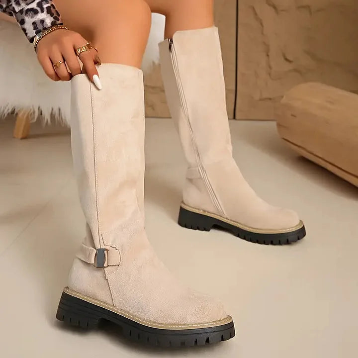 Kestrel Knee High Lug Sole Boots for Women — photo 8