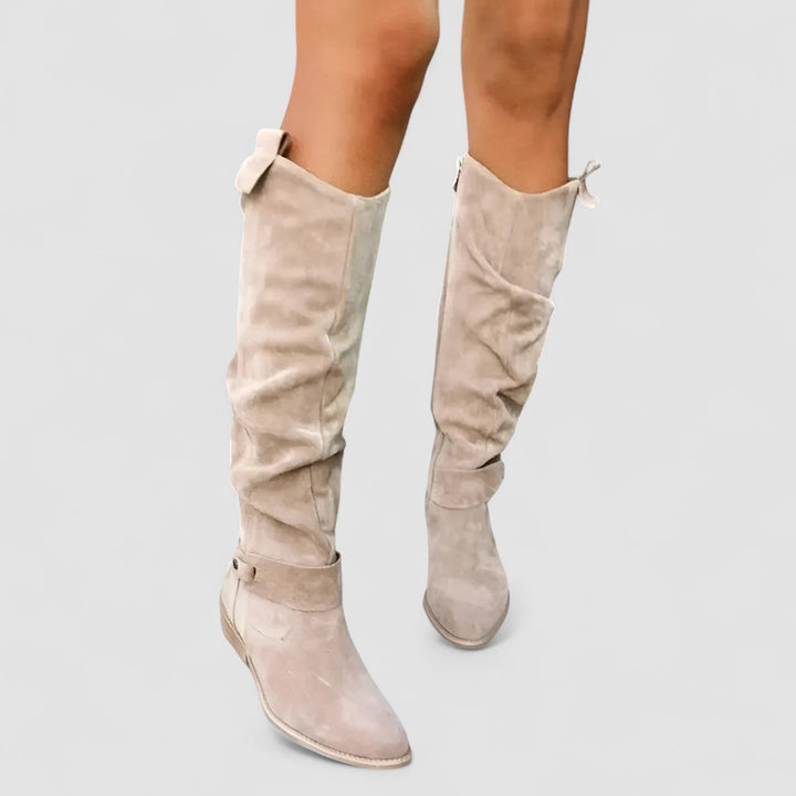 Sabine Knee-High Block Heel Boots for Women — photo 2
