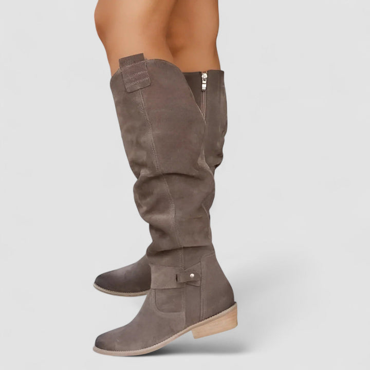 Sabine Knee-High Block Heel Boots for Women — photo 3