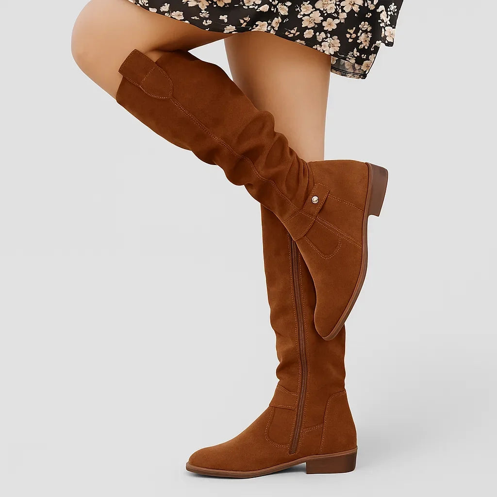 Sabine Knee-High Block Heel Boots for Women — photo 8