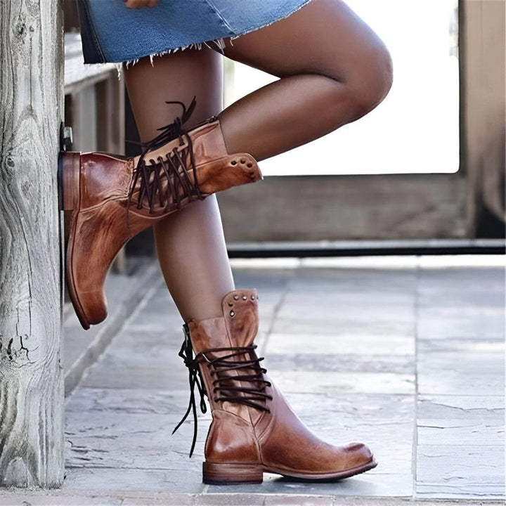Brexley | Women's Brown Boots — 2