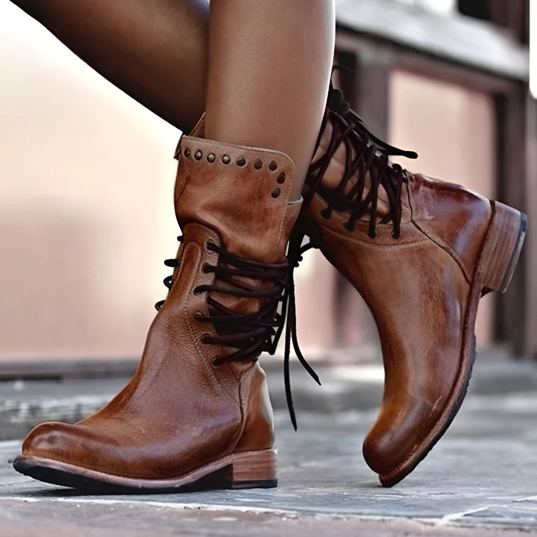 Brexley | Women's Brown Boots — Brown