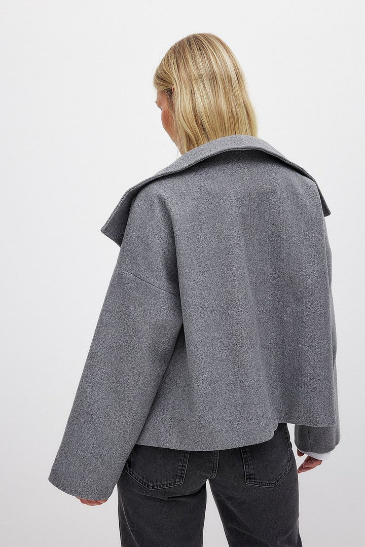 Winnifred Cropped High-Collar Jacket Coats for Women — photo 5