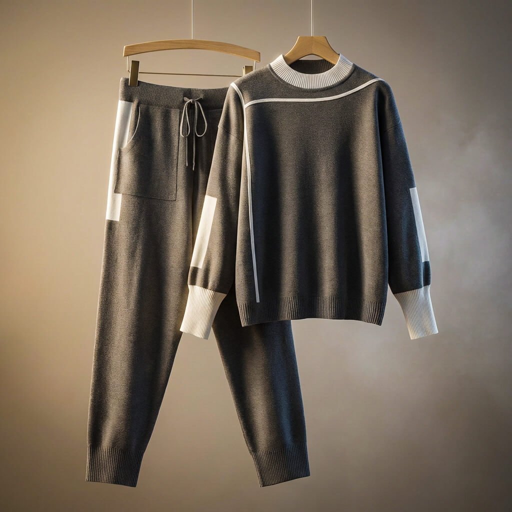 Zelda Wool-Blend Knit Two-Piece Sets for Women