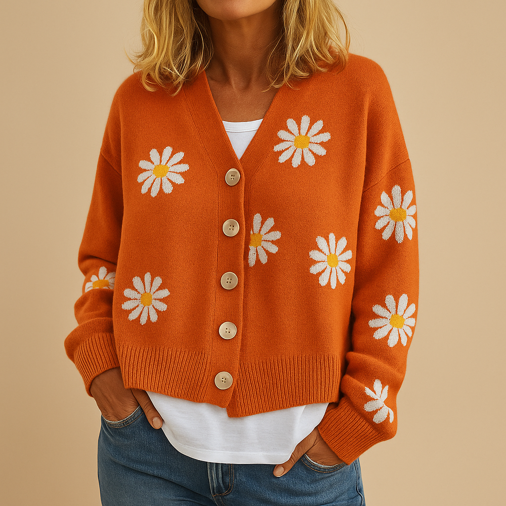 Griselda Floral Button-Front Cardigan Cardigans for Women — photo 2