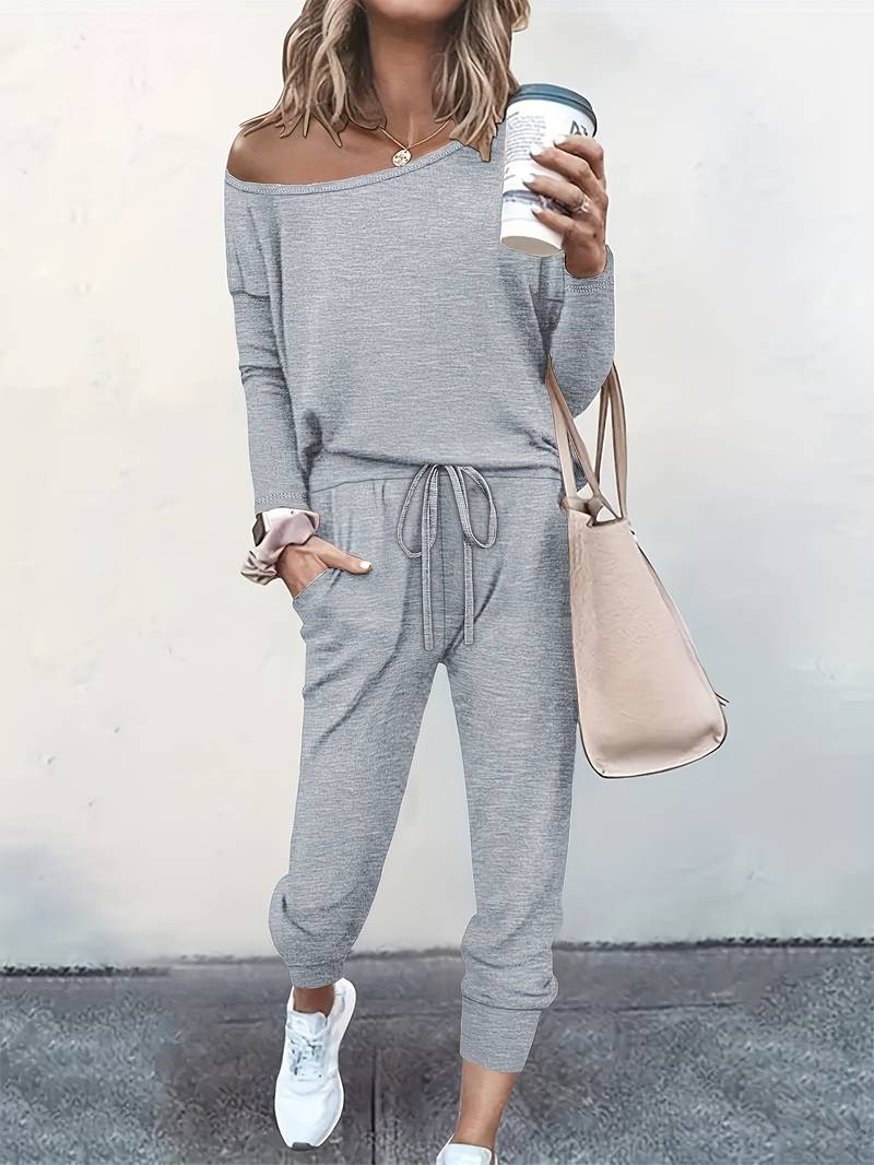 Zinnia Top and Jogger Duo Sets for Women