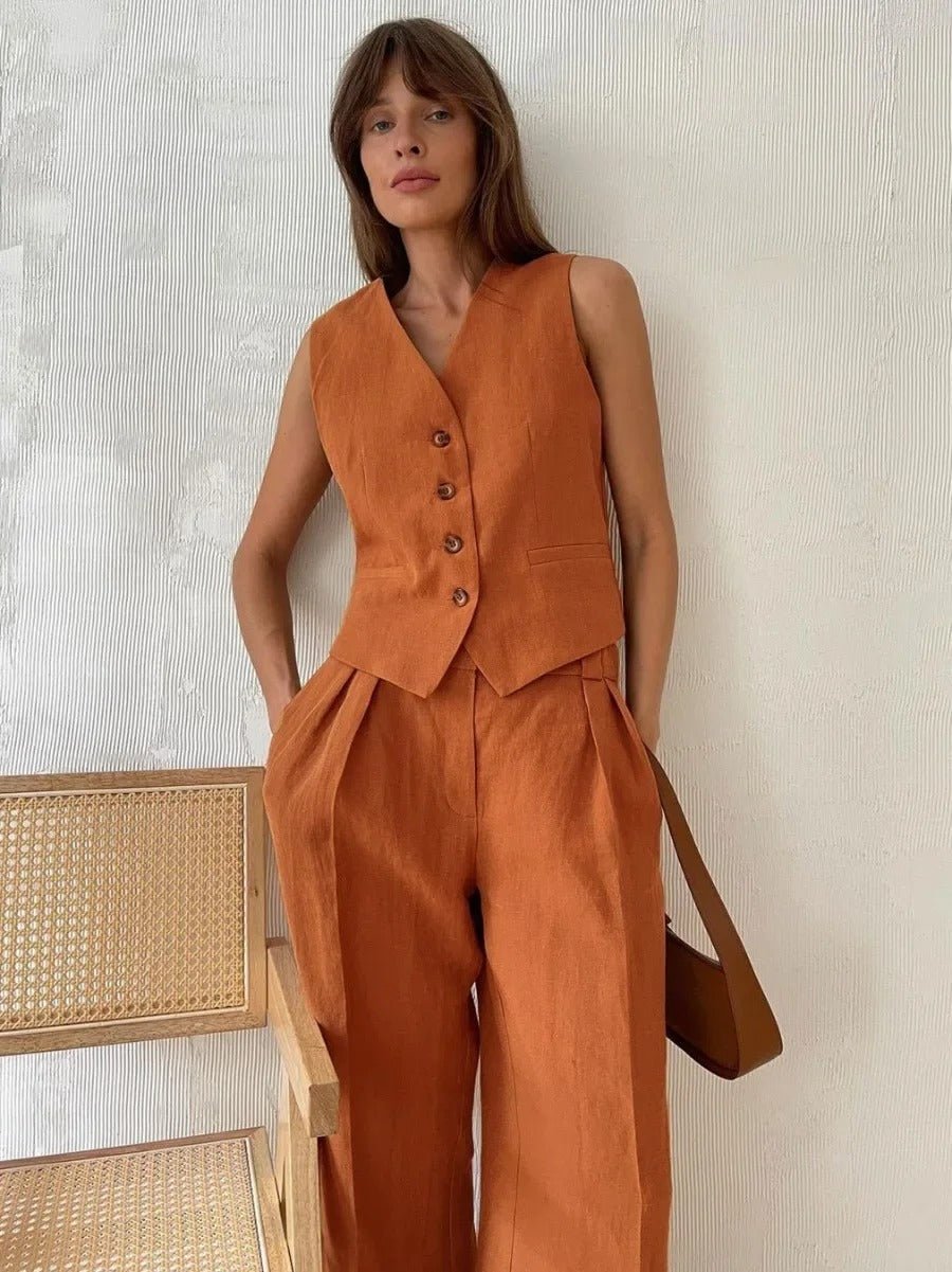 Zenobia Wide-Leg Two-Piece Set Sets for Women — photo 4