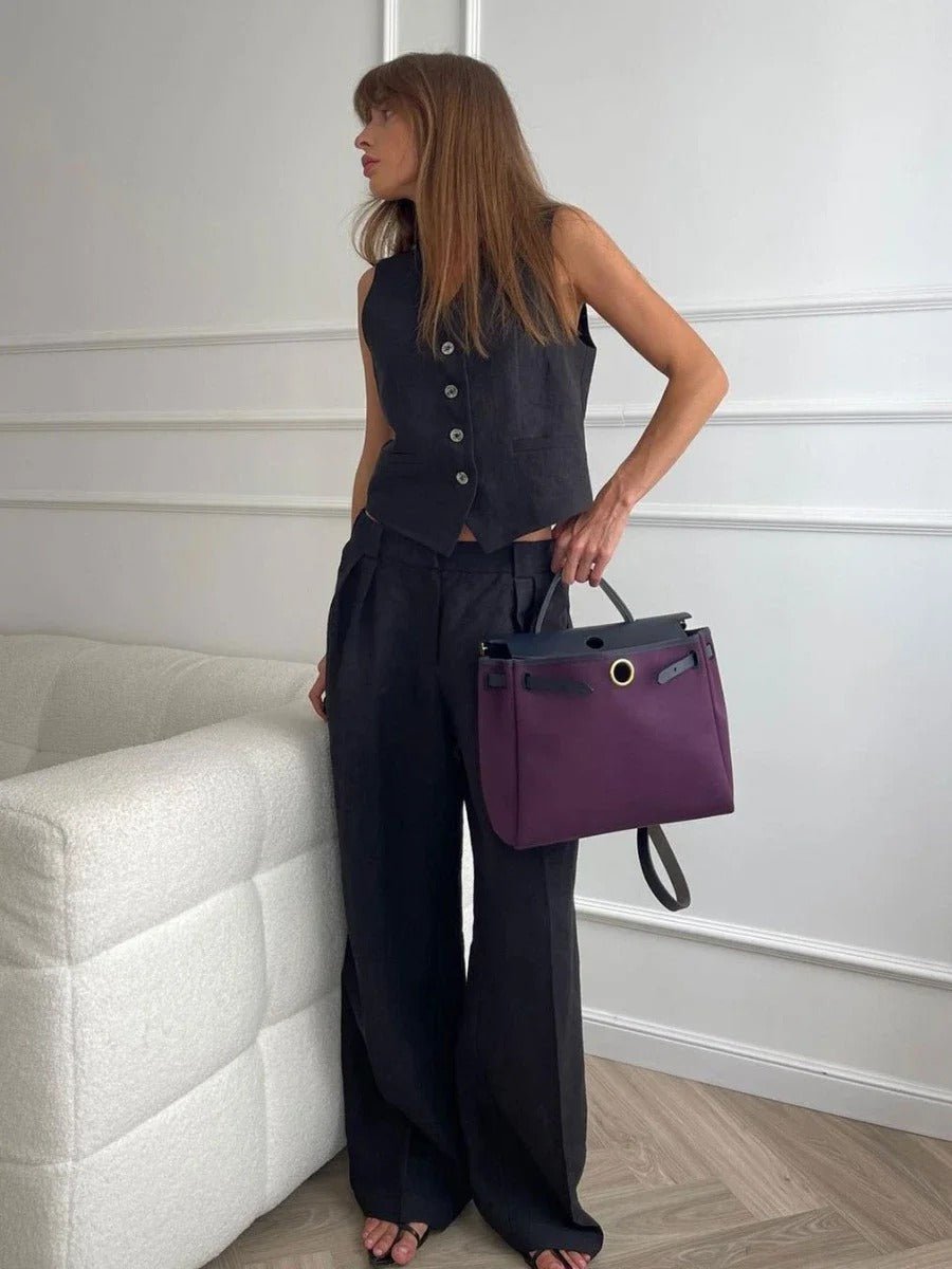 Zenobia Wide-Leg Two-Piece Set Sets for Women — photo 5