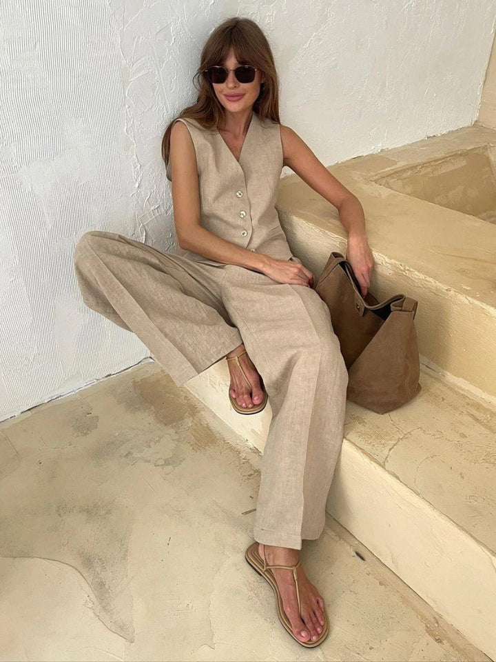 Zenobia Wide-Leg Two-Piece Set Sets for Women — photo 2