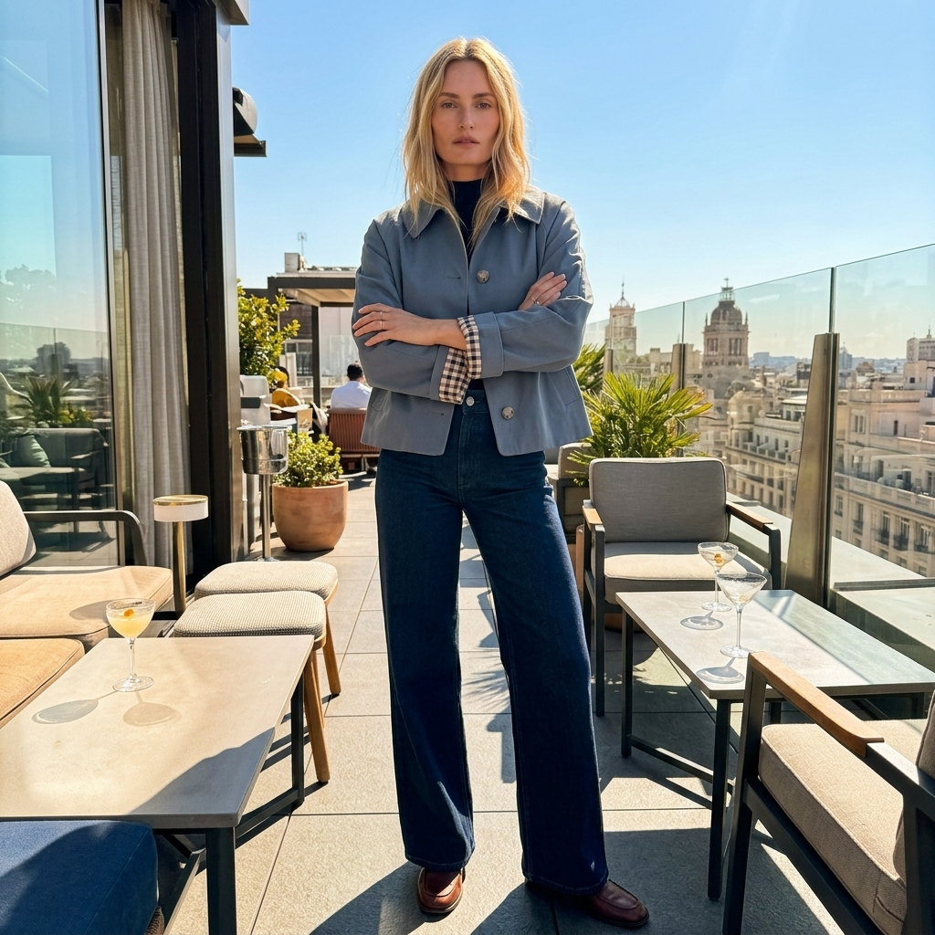 Ottilie Cropped Trench Jacket Coats for Women