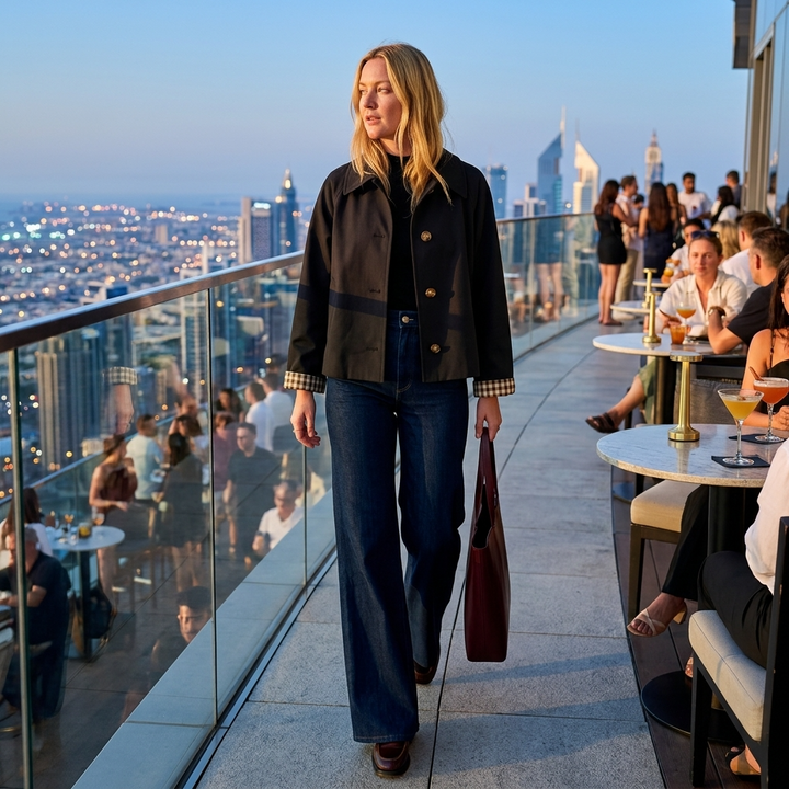 Ottilie Cropped Trench Jacket Coats for Women — photo 2