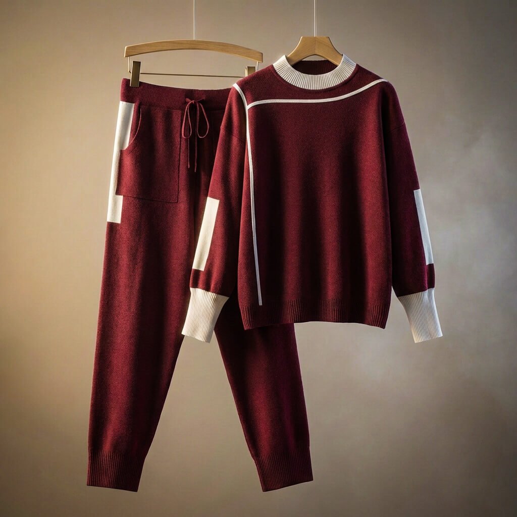 Zelda Wool-Blend Knit Two-Piece Sets for Women — photo 2