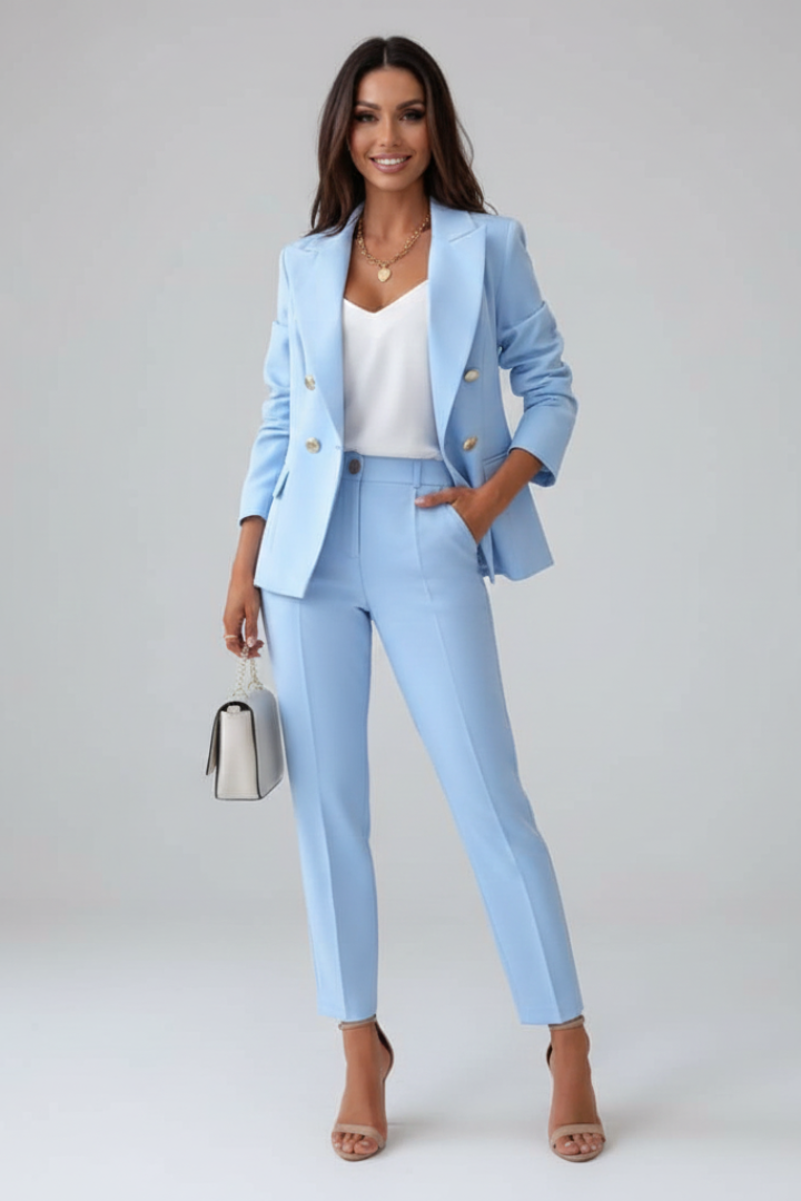 Marlowe Double-Breasted Two-Piece Sets for Women — photo 2