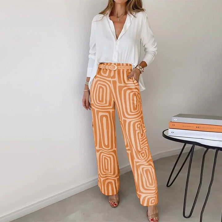 Priscilla Blouse and Printed Pants Sets for Women — photo 6