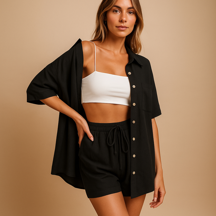 Jennet Knit Top and Shorts Sweaters for Women — photo 2