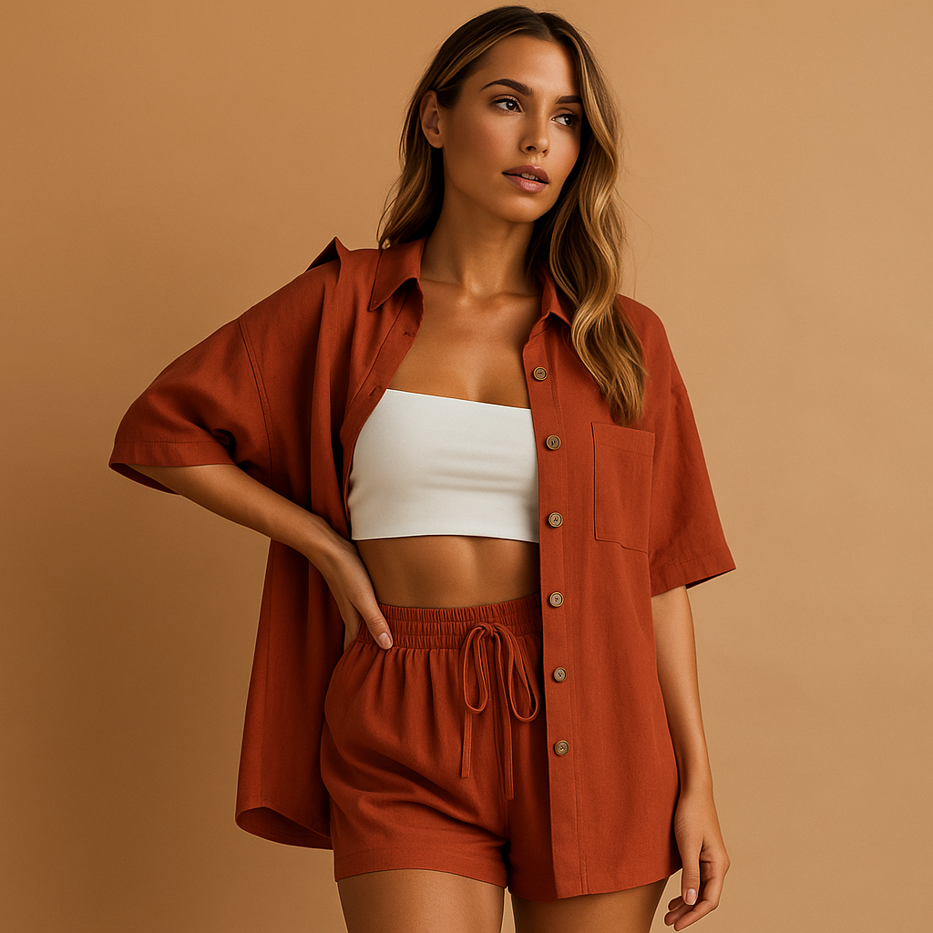 Jennet Knit Top and Shorts Sweaters for Women — photo 8