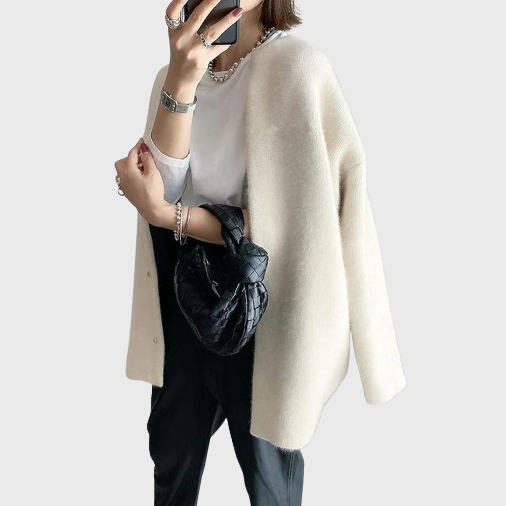 Undine Longline Open-Front Layer Cardigans for Women — photo 8