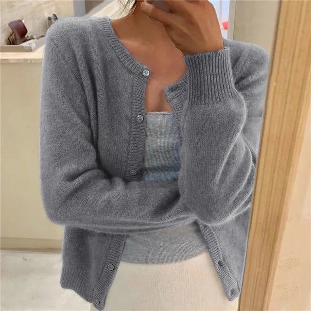 Ophelia Cropped Button Cardigan Cardigans for Women