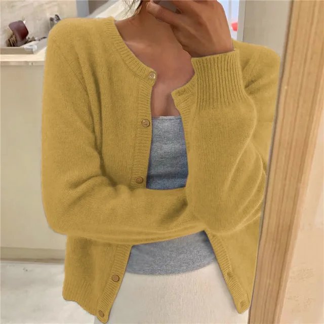 Ophelia Cropped Button Cardigan Cardigans for Women — photo 6