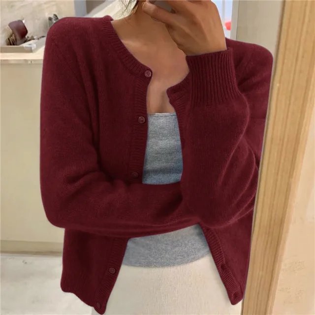 Ophelia Cropped Button Cardigan Cardigans for Women — photo 7