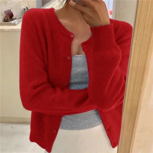 Ophelia Cropped Button Cardigan Cardigans for Women — photo 8