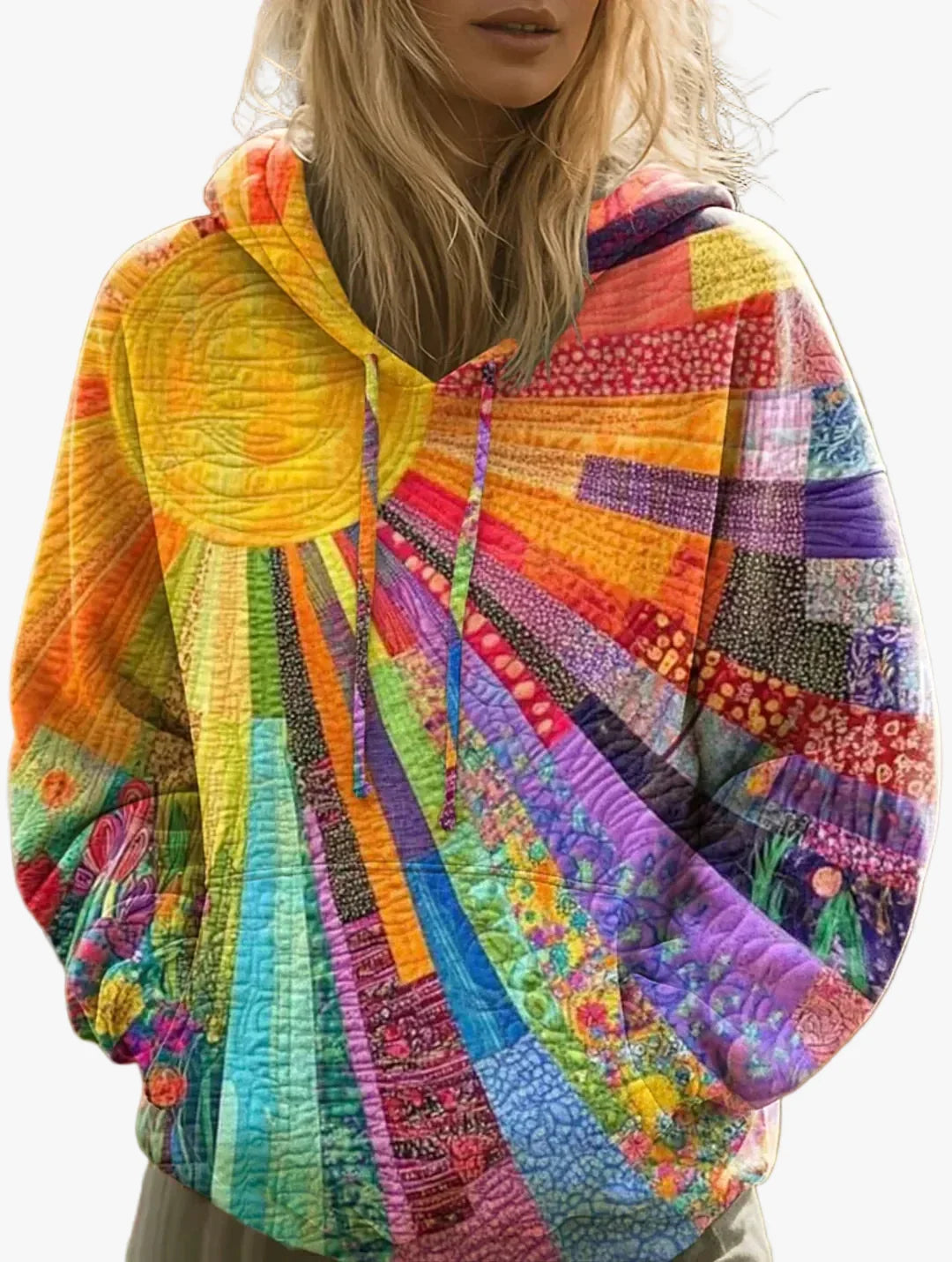 Bernadette Quilted Drawstring Pullover Sweaters for Women