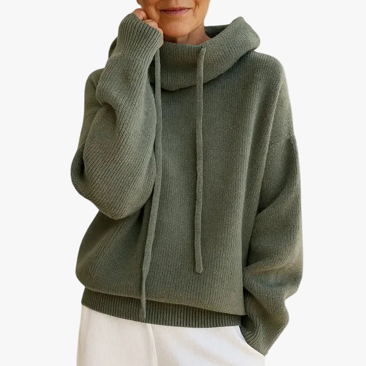Thomasin Hooded Knit Pullover Sweaters for Women